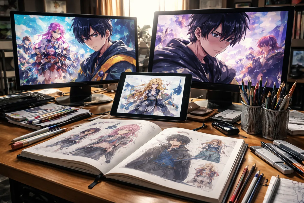 Comment les anime et les mangas inspirent-ils la création de personnages dans les séries ?