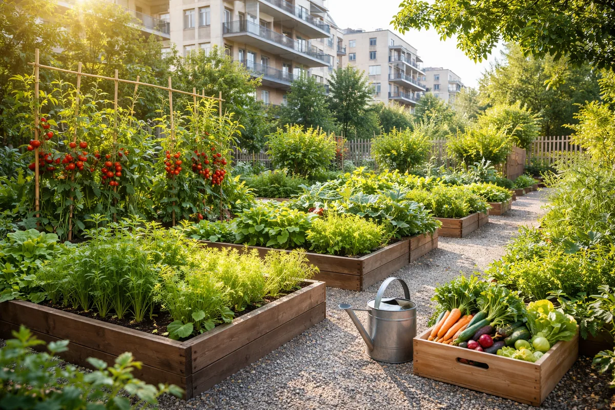 Comment bien entretenir un jardin potager en milieu urbain